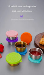 Leakproof Sauce Cups – Portable Dressing Containers for Lunch and Travel