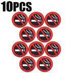 No Smoking Warning Decal – Adhesive Safety Sign for Cars and Home