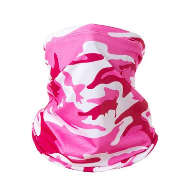 Ice Silk Turban Bandana – UV Protection Neck Mask for Outdoor Cycling Hiking