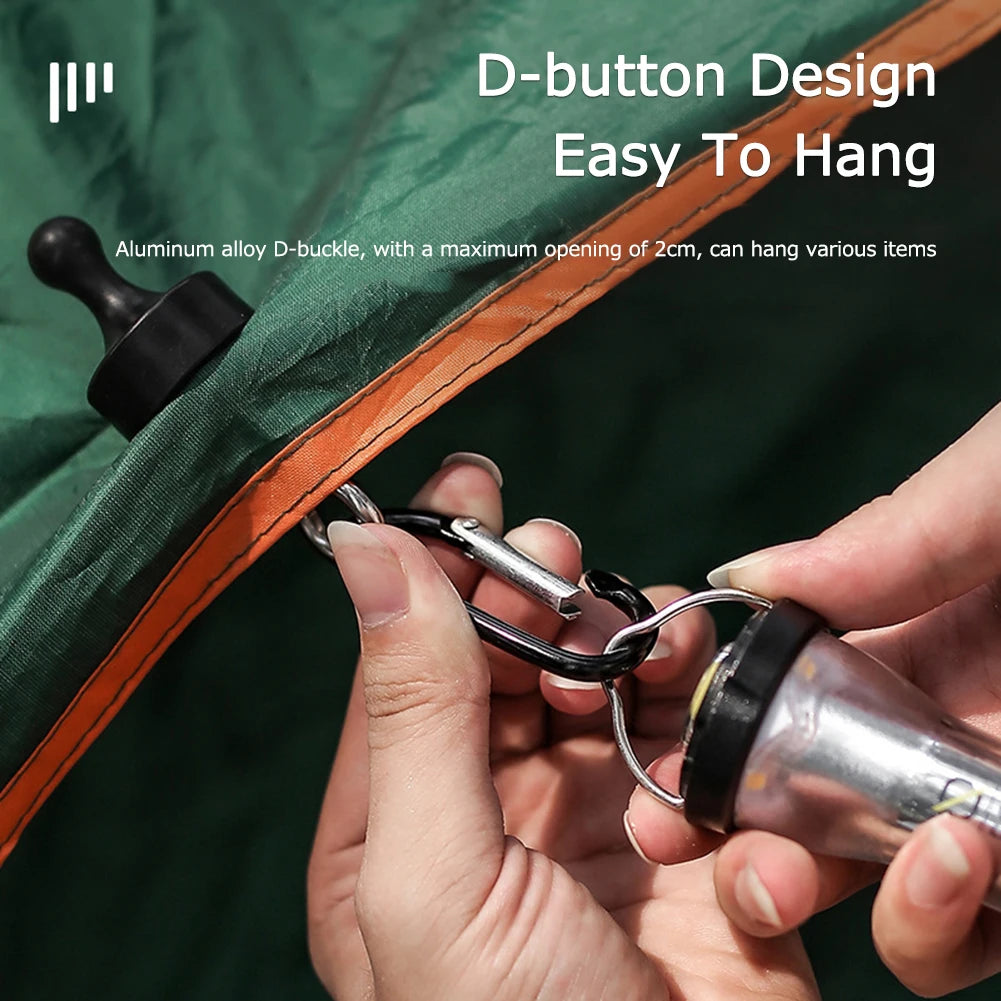 Magnetic Hooks – Heavy Duty Steel Hangers for Outdoor Camping and Tents