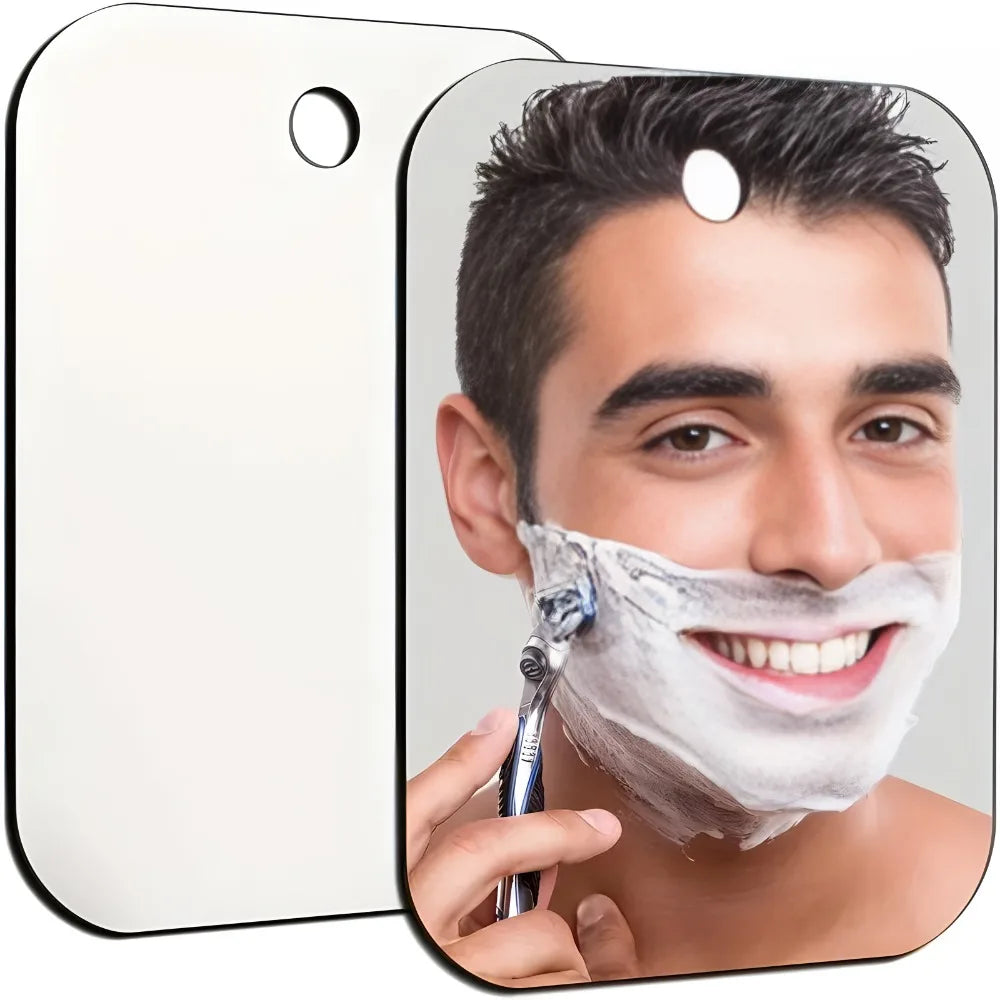 Acrylic Suction Shower Mirror – Portable Fogless Glass for Shaving and Makeup