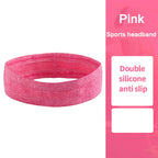 Moisture-Wicking Elastic Sweatband – Breathable Headband for Gym and Sports