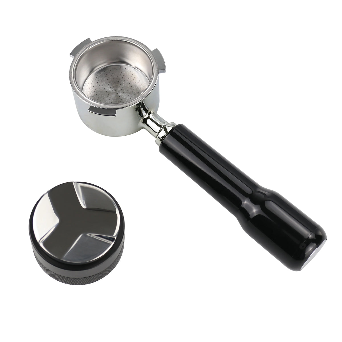 51mm Bottomless Portafilter – Stainless Steel Espresso Filter for Delonghi