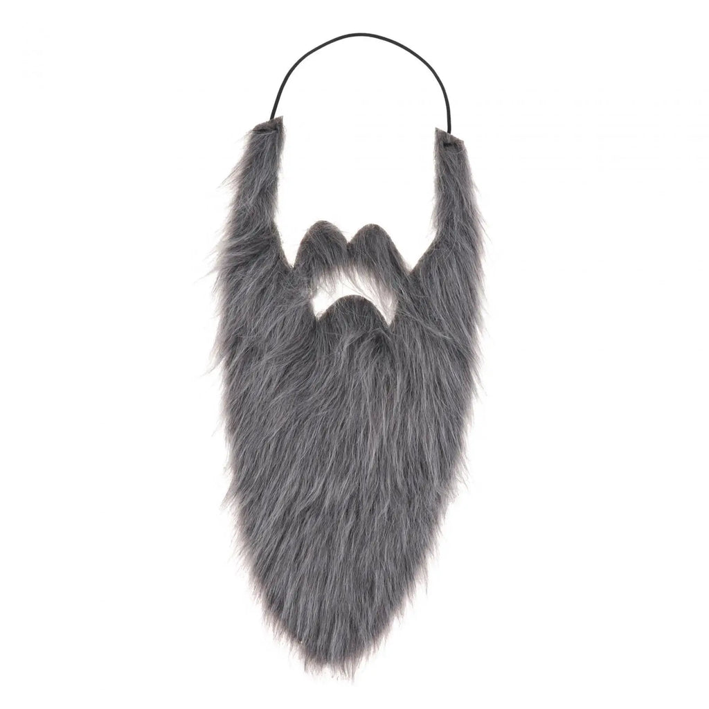 Synthetic Fake Beard – Elastic Facial Hair for Costume Party Cosplay