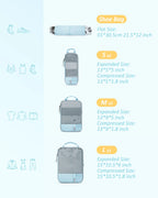 Compression Packing Cubes – Lightweight Luggage Organizers for Travel
