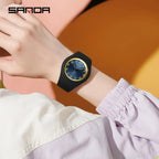 Silicone Quartz Wristwatch – Lightweight Sport Clock for Students
