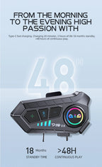 Wireless Motorcycle Intercom Headset – Bluetooth Helmet Audio for Riders