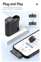 Wireless Lavalier Microphone – ENC Noise Cancelling for iPhone and Android