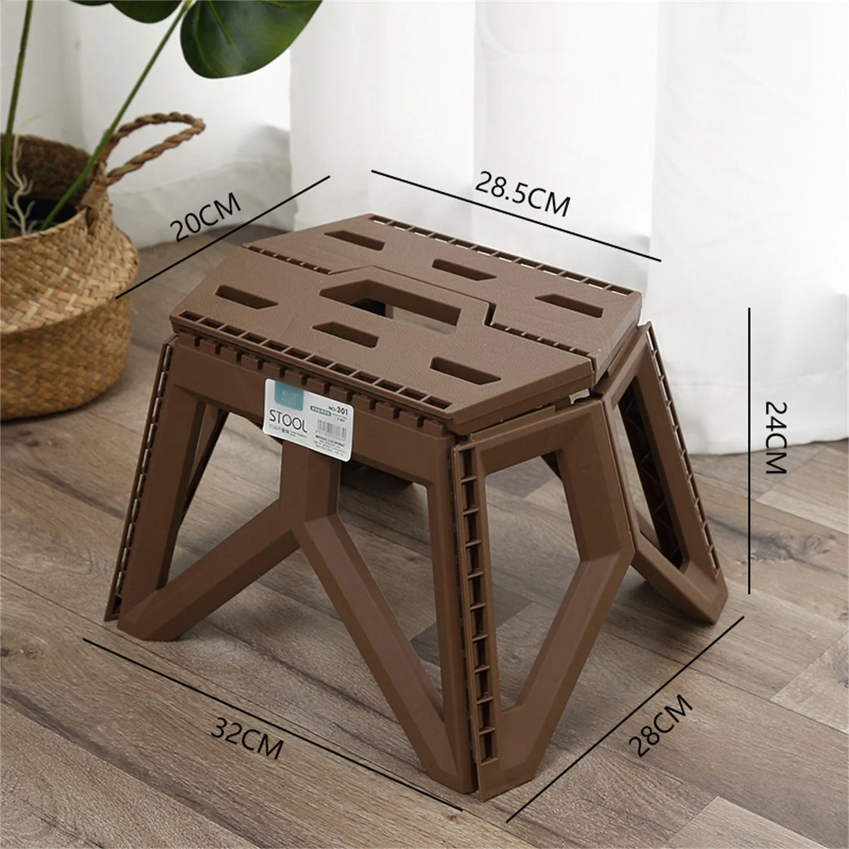 Portable Folding Stool – High Load Bearing Chair for Camping and Fishing