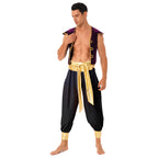Arabian Prince Costume – Men’s Aladdin Cosplay Outfit for Halloween