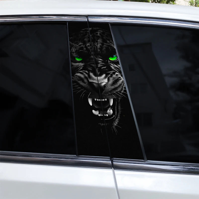 Lion Vinyl Car Decals – Waterproof B-Pillar Styling for Automotive Tuning