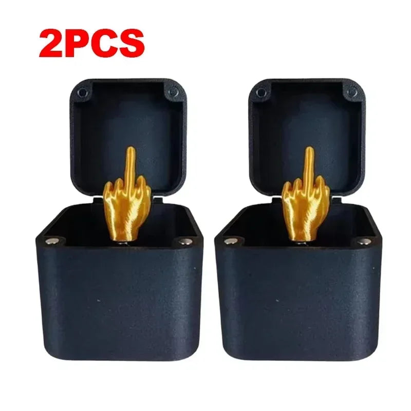 Middle Finger Pop-Up Box – Funny Prank Gift for Office Desk Decoration