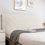 Velvet Headboard Cover – Quilted Dust Protector for Bedroom Decor