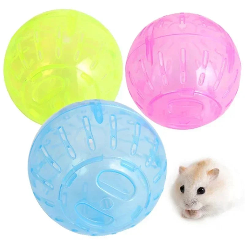 Plastic Hamster Exercise Ball – Transparent Jogging Toy for Small Pets