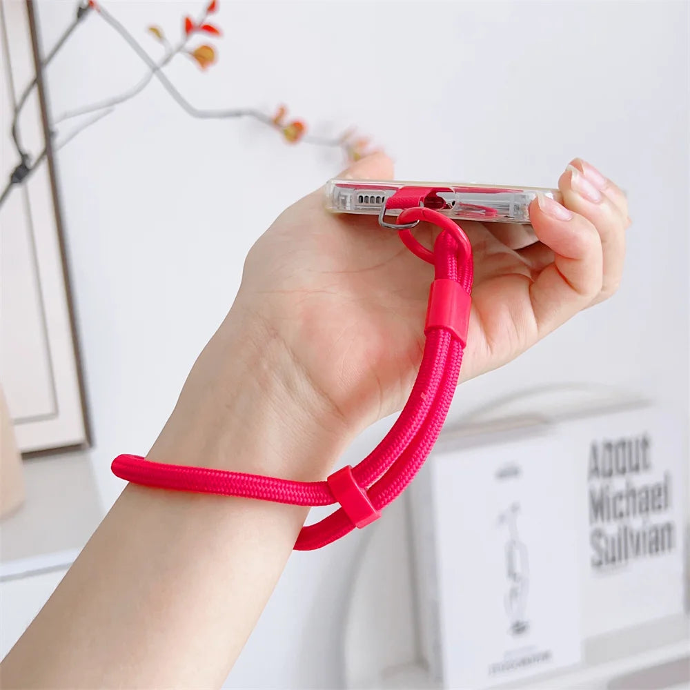 Adjustable Universal Hand Lanyard – Colorful Wrist Strap for Mobile Phones