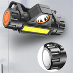 USB Rechargeable LED Headlamp – Waterproof 2500lm Light for Outdoor Camping