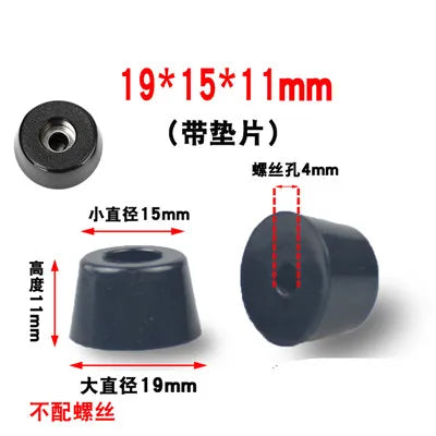 Rubber Furniture Leg Tips – Non-slip Floor Protectors for Tables and Speakers