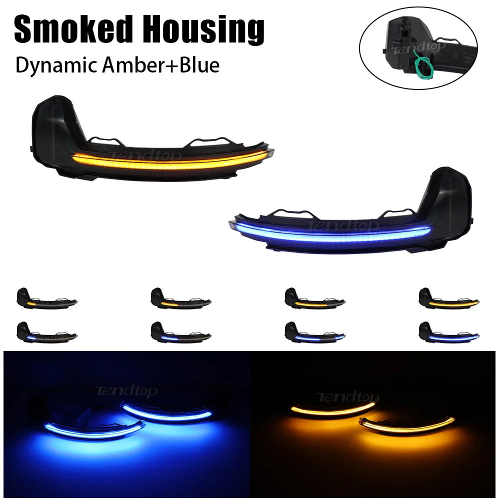 Dynamic LED Side Mirror Indicators – Sequential Blinker Lights for VW Tiguan