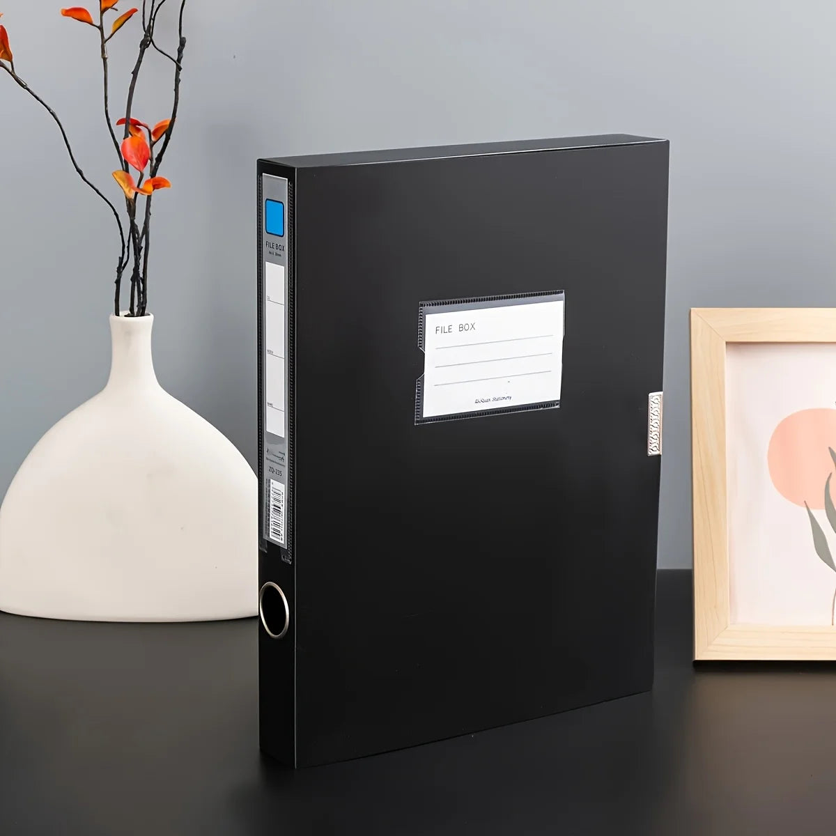 Foldable A4 File Folder – Large Capacity PP Document Storage for Office