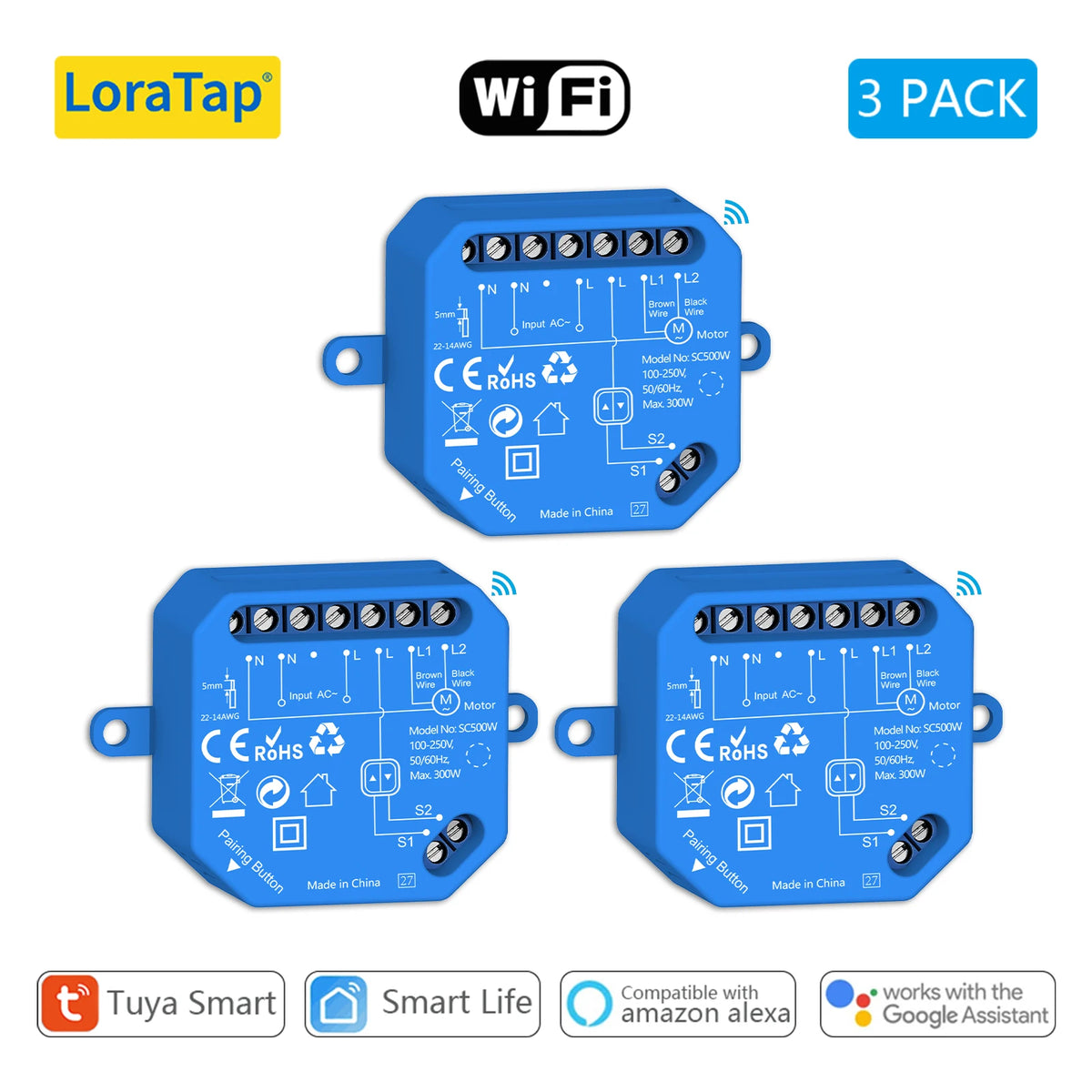 Smart Roller Shutter Switch – Voice Control for Automated Home Blinds