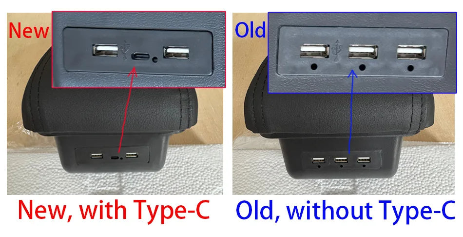 Center Console Armrest Box – Storage Organizer for Peugeot 208 2012-2018