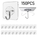 Self-Adhesive Wall Hooks – Waterproof and Oilproof for Kitchen Bathroom