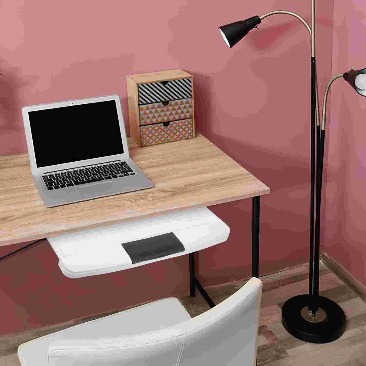 Slide-Out Keyboard Tray – Under Desk Storage for Ergonomic Home Office