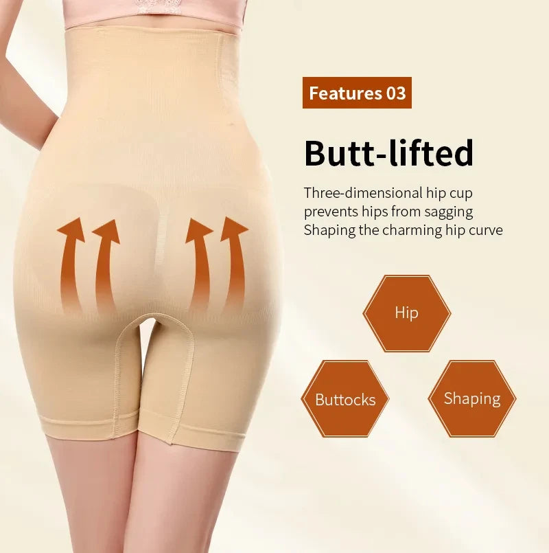 High Waist Shaping Shorts – Tummy Control Butt Lifter for Postpartum Recovery