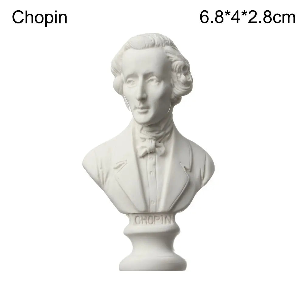 Mini Greek Mythology Bust – Plaster Sculpture for Art Drawing Practice