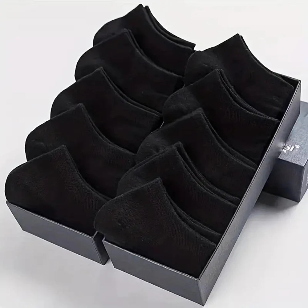 Men's Breathable Ankle Socks – Moisture Wicking Business for Daily Sport