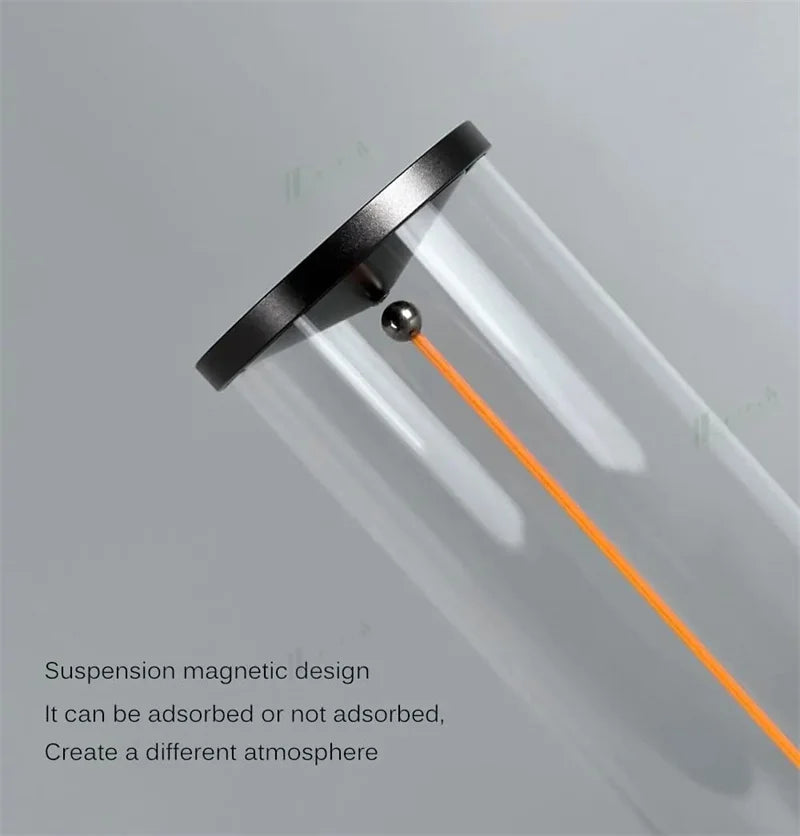 Magnetic LED Desk Lamp – Cordless Touch Control for Bedroom Nightstand