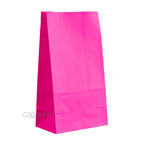 Paper Gift Bags – Small Colored Treat Sacks for Birthday Party Favors