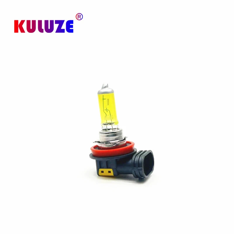 H8 Halogen Fog Light Bulbs – 3000K Yellow Automotive Headlight Replacement