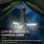 Rechargeable LED Camping Lantern – Foldable Work Light for Outdoor Emergency