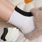 Ruffled Cotton Ankle Socks – Kawaii Lolita Accessories for Women