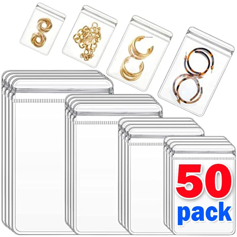 Transparent PVC Jewelry Pouches – Anti-Oxidation Bags for Storage