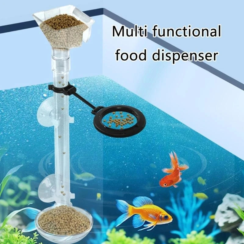 Acrylic Shrimp Feeding Tube – Transparent Dish Set for Aquarium Tanks