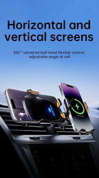 Wireless Car Charger – Fast Charging Air Vent Mount for iPhone and Android