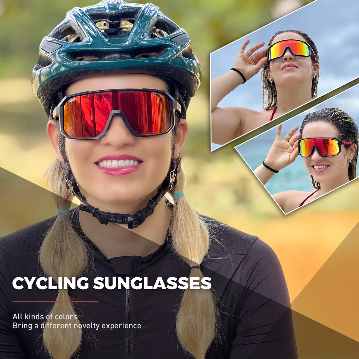 Polarized Cycling Sunglasses – UV400 Sport Eyewear for MTB and Road Biking
