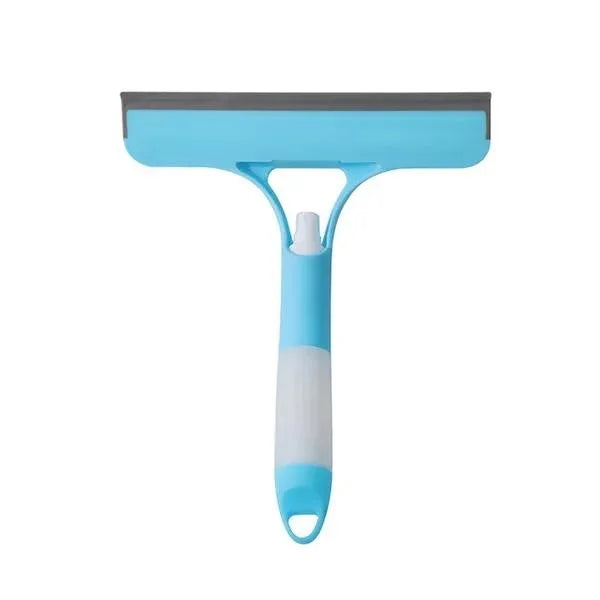 Glass Cleaning Squeegee – Spray Bottle Window Scrubber for Home Automotive