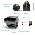 HD Mini WiFi Security Camera – Wireless 1080P Video Recorder for Home Monitoring