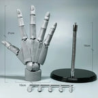 Articulated Wooden Hand Model – Posable Sketching Figurine for Artists