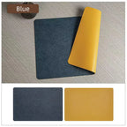 Faux Leather Placemats – Heat Resistant Non-Slip Table Mats for Dining Room