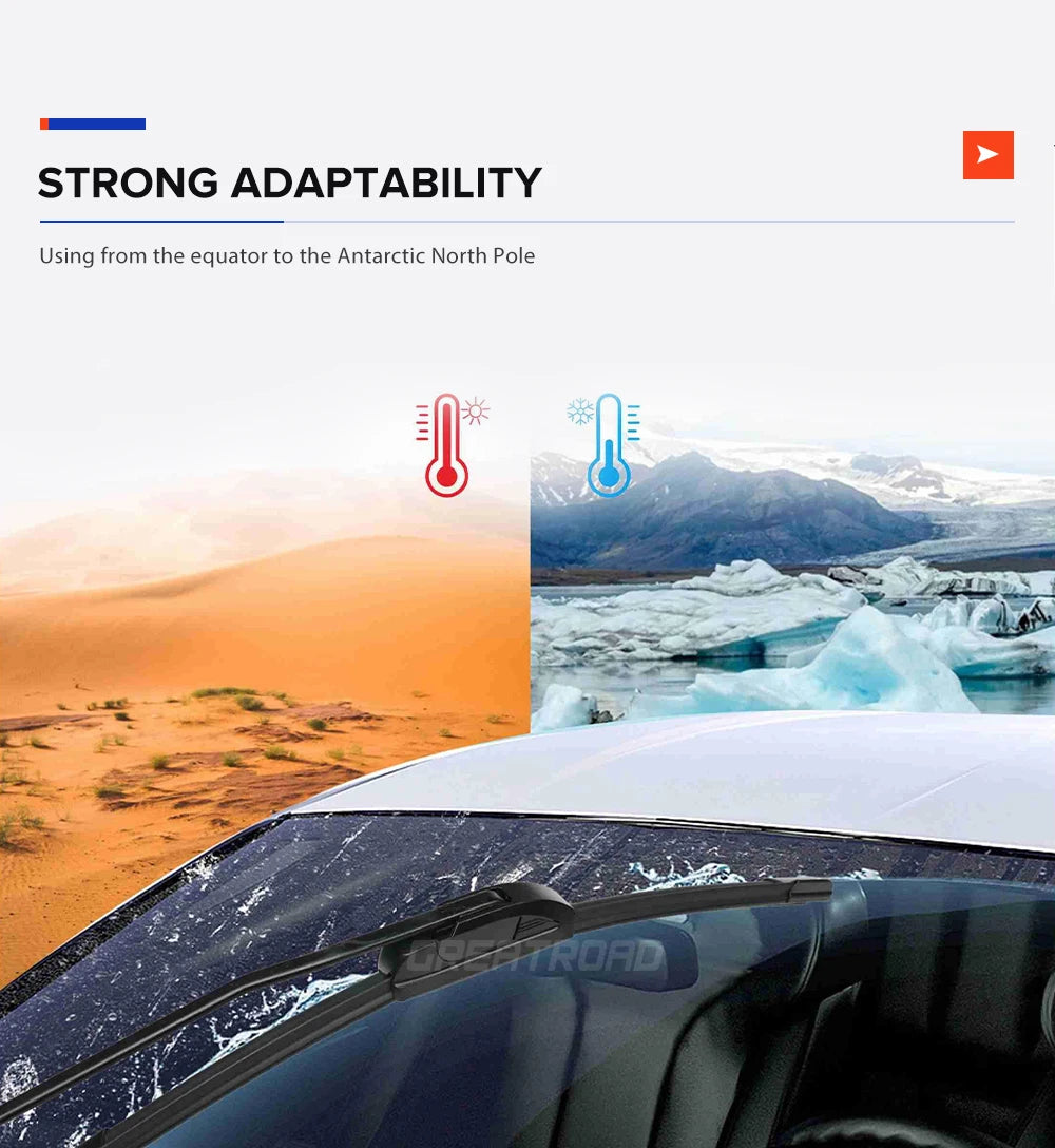 Front Wiper Blades – 26" and 19" Set for Citroen C5 MK1 Windshield Maintenance