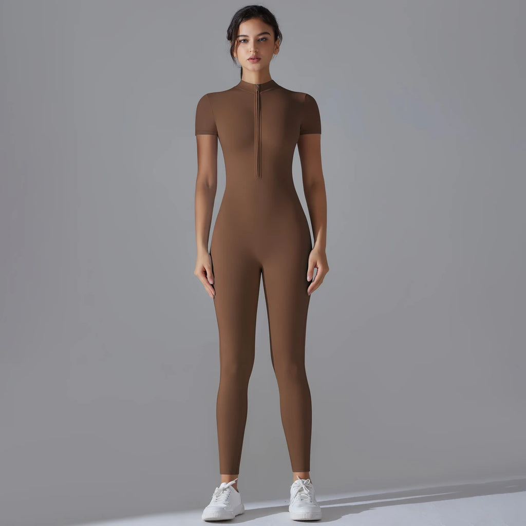 Women’s Fitness Bodysuit – Breathable Quick-Drying Fabric for Gym Workout