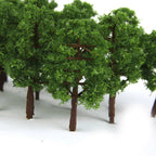 7cm Model Train Trees – Miniature Scenery for Architectural Dioramas