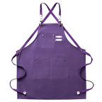 Canvas Chef Apron – Professional Kitchen Bib for BBQ and Salon Use