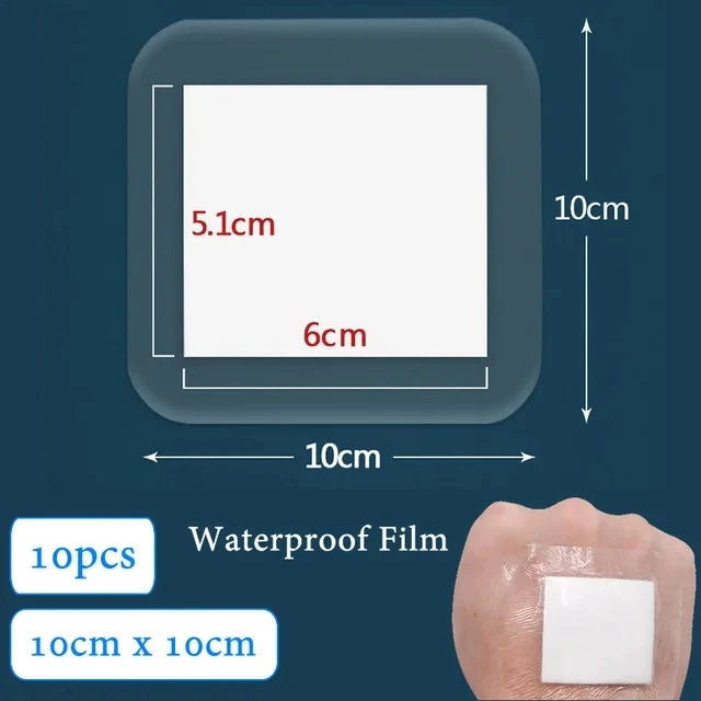 Sterile Adhesive Bandages – Waterproof Wound Dressing for First Aid Kits