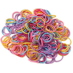 Colorful Nylon Hair Ties – 2cm Elastic Rubber Bands for Baby Girls