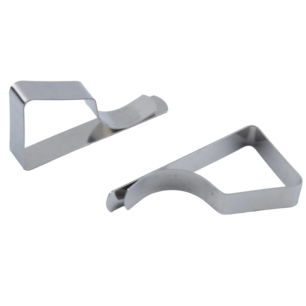 Triangle Tablecloth Clips – Stainless Steel Holders for Party and Picnic